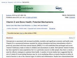 Vitamin D and Bone Health; Potential Mechanisms - Laird - Ulster